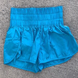 Free People Movement Teal/Blue Women's Shorts